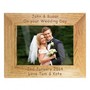 Personalised Landscape 6x4 Wooden Photo Frame