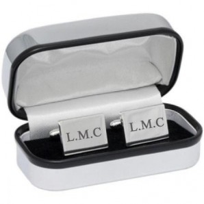 Engraved Silver Rectangle C...