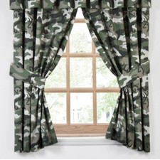 Browning Green Camo 63 Inch Panel Drapes Set by Kimlor