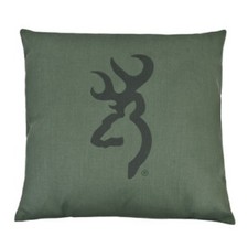 Browning Light Green Accent Pillow with Buckmark Logo by Kimlor