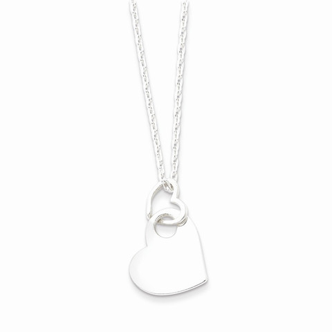 Sterling Silver Heart Holdi...