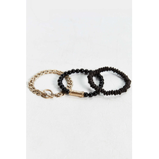 Bronze Beaded Bracelet Set 