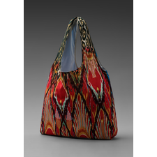 TWELFTH STREET BY CYNTHIA VINCENT Classic Shopper in Blue Ombre Ikat Leopard at Revolve Clothing - Free Shipping!