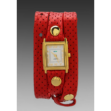 LA MER Perforated Wrap in Red/Gold at Revolve Clothing - Free Shipping!