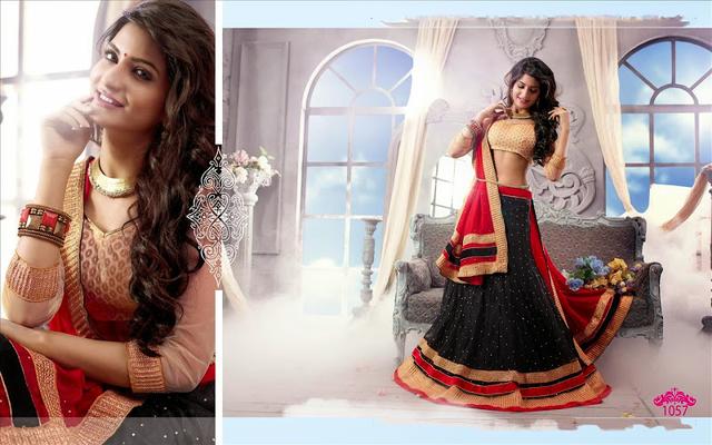 Black Color Soft net Design...