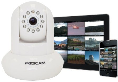 Amazon.com: Foscam FI8910W Pan & Tilt IP/Network Camera with Two-Way Audio and Night Vision (White): Electronics