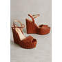 Schutz Kemis Basketweave Platforms - anthropologie.com