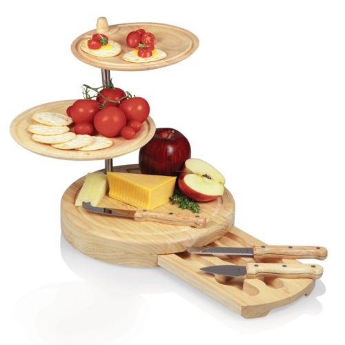 Picnic-Time-REGALIO-CHEESE-BOARD-AND-SERVING-TRAY-three-tiered-combination-Tray