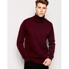 Image 1 of Brave Soul Roll Neck Sweater