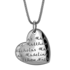 PagePendant Heart Necklace