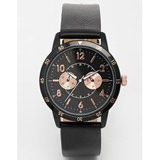 Image 1 of ASOS Watch With Rose Gold Detail