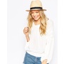 Image 1 of ASOS Straw Trilby Hat With Narrow Band