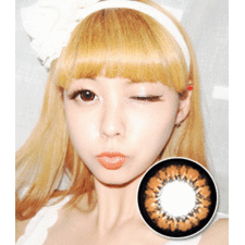GEO Super Angel XCM214 Brown Contact Lenses /009