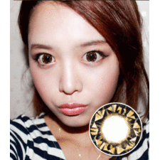 Vassen Kitty Kawaii Diamond 3 tone Brown colored contact lenses 15mm /025