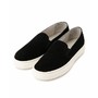 ＜monkey time＞ SD/LTHR SLIPON black