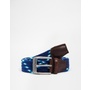 Image 1 of Jack & Jones Woven & Leather Belt