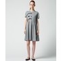 MARC BY MARC JACOBS(マークバイマークジェイコブス)のPATCHED SAD FACE DRESS(ワンピース)|グレー系その他