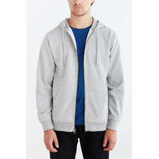 BDG Fleece Zip Hooded Sweatshirt - Urban Outfitters