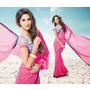 Chiffon - Yellow - Sarees -...