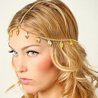 Golden Leaf Circlet Headband