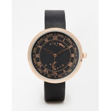  ASOS Large Black Face Galaxy Print Watch