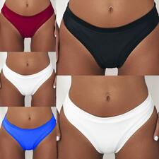 Sexy Womens Lady Bikini Brazilian Cheeky Bottom Thong V Swimwear Swimsuit Briefs