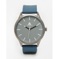 ASOS Watch With Blue Rubber Strap