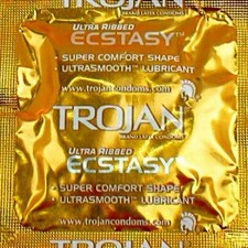 Trojan Ultra Ribbed Ecstasy