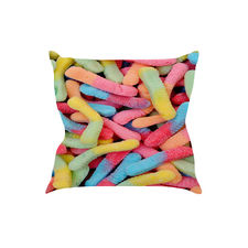 The Sour Worms Pillow