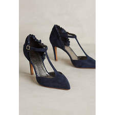 Miss Albright Frilled T-Straps 