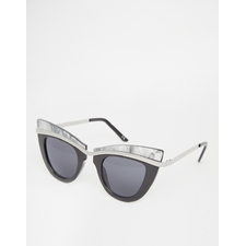  Jeepers Peepers Metal Cat Eye Sunglasses