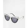  Jeepers Peepers Metal Cat Eye Sunglasses