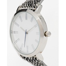  ASOS Faux Snake Textured Strap Watch