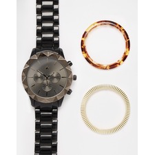 ASOS Watch With Interchangeable Bezel