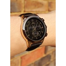 CLASSIC GOLD WATCH WITH DATE