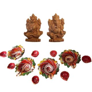 Diwali Laxmi Ganesha With S...