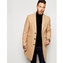  ASOS Overcoat With Shawl Collar In Camel