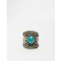  Reclaimed Vintage Western Blue Stone Ring