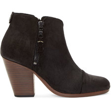 Rag & Bone Black Suede Waxy Margot Boots