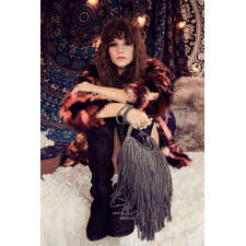 Ecote Suede Layered Fringe Crossbody Bag - Urban Outfitters