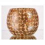 Gold Dots Mosaic Rolly Polly Votive 