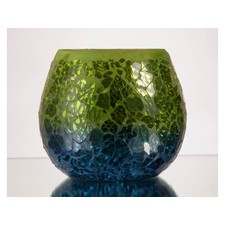 Two Tone Mosaic Rolly Polly Votive