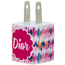 Monogram Watercolor iKat Phone Charger - Classy Chargers