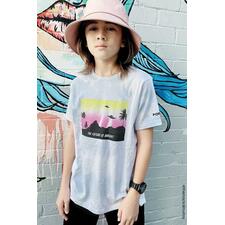 Boys Tie-Dye Graphic Logo Printed T-shirts