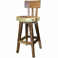 Suar Costa Mesa Live Edge Counter Stool