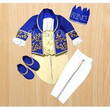 Royal Prince First Birthday Boy Outfit Baby Boy Wedding Ring image 1