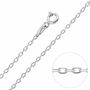 Sterling Silver 1.5mm Diamond Cut Cable Trace Chain Necklace