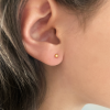 3mm Gold Ball Stud Earrings