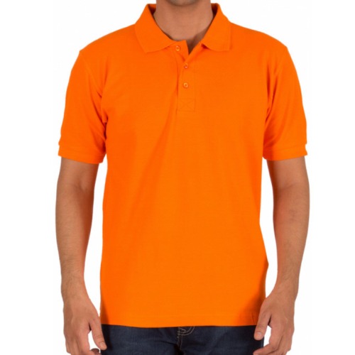 Men’s Orange Polo T-shirt M...