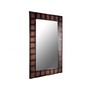 Brown Patina Tiles Patterned Wall Mirror